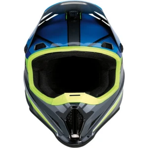 New Z1R Rise MC Helmet, Blue/Hi-Viz Yellow, 0110-7195, Size Large - Picture 1 of 4