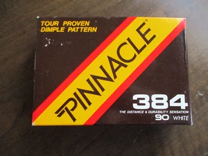 12 Vintage Pinnacle 384 White Golf Balls New Original In Box $4.95 - Picture 1 of 3