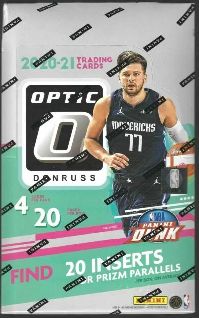 Panini 2020/21 Donruss Optic NBA Basketball RETAIL Box (20 Pks/bx)