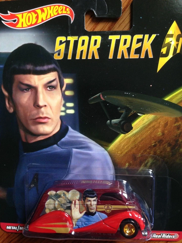 HOT WHEELS STAR TREK SPOCK LEONARD NIMOY 50TH ANNIVERSARY DECO DELIVERY TRUCK - Image 1 of 1
