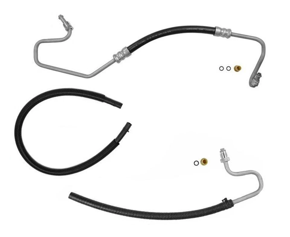 Power Steering Pressure & Return Hose 3 PCS Set For 88-95 C1500 K1500 Pick Up V8 - Image 1 of 4