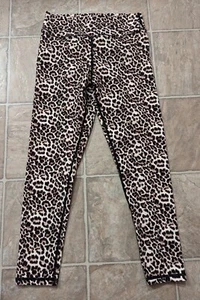 ZYIA Girl's Youth SZ 8-10 Active High-Rise Leopard Leggings 3899 - Picture 1 of 6
