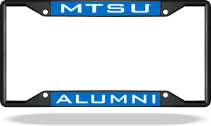 Middle Tennessee MTSU ALUMNI Black License Plate Frame - Picture 1 of 1