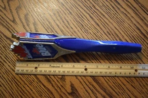 LABATT BLUE RAISED RELIEF MAPLE LEAFS TAP HANDLE 11" BEER Bar Used - Picture 1 of 2