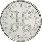 [#383635] Coin, Finland, Penni, 1971, Vf, Aluminum, Km:44A