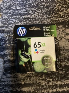 HP 65XL Color Ink Cartridge N9K03AN NEW GENUINE - Exp 07/2021 - Picture 1 of 4