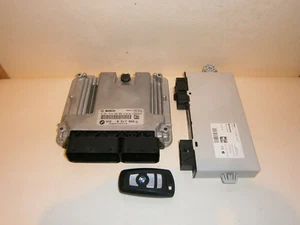 BMW 5' F10 F11 ENGINE ECU LOCK SET DIESEL 8517862 CAS 4 IGNITION KEY 2012 - Picture 1 of 4