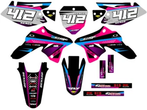 Kit de gráficos Senge 2008-2023 DRZ 125 SURGE rosa compatible con Suzuki - Imagen 1 de 10
