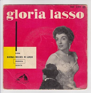 Gloria LASSO 45T EP BAHIA -BUENAS NOCHES AMOR -GRANADA -POURCEL -VOIX MAITRE 299 - Picture 1 of 1