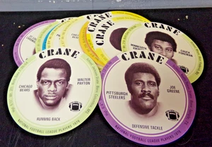 1976 CRANE POTATO CHIPS NFL PLAYERS DISC SET 1-30 - WALTER PAYTON RC YEAR - Picture 1 of 1