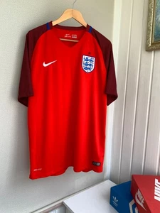 Camiseta de fútbol visitante Nike Inglaterra 2016-2017 talla XL - Imagen 1 de 9