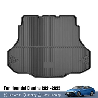 Fit For 2021-2025 Hyundai Elantra Car Accessories All Weather 3D TPE Cargo Liner Foto 1 de 4