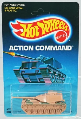 Vintage Hot Wheels Big Bertha Action Command Series - 9372 NRFP 1986 Tan 1:64 - Image 1 of 4