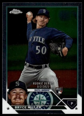 2023 Topps Chrome Update #USC99 Bryce Miller - Image 1 of 2