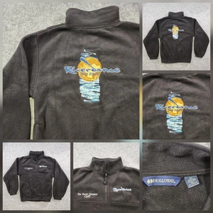 VTG Riverdance The Show Fleece Pullover Jacket Mens XS Black Holloway Cast Crew - Picture 1 of 14