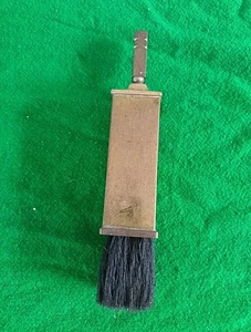Vintage Brass Fireside Brush Retractable - Picture 1 of 11