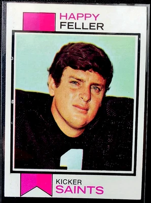 1973 Topps Happy Feller #304 New Orleans Saints Kicker NMT-MT - Image 1 of 2