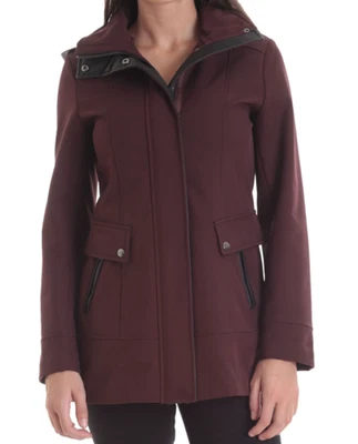 Chaqueta Badgley Mischka Mujer Thermotech Borgoña - Pequeña - Venta al por menor $268 Foto 1 de 4