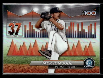 Jackson Jobe - 2024 Bowman Scouts' Top 100 Refractor #BTP-37 Detroit Tigers - Image 1 of 2