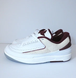 Nike Air Jordan 2 Retro Bajo Blanco Madera de Cerezo Reino Unido 8.5 Hombres Entrenadores Tenis - Imagen 1 de 18