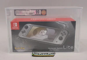 Nintendo Switch Lite Pokemon Dialga & Palkia Edition Console VGA Gold U90 NM+/MT - Picture 1 of 7