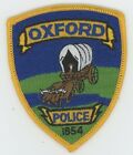 WISCONSIN WI OXFORD POLICE NICE 3 5/8 TALL X 3 WIDE PATCH SHERIFF