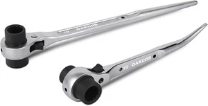 2Pcs Scaffold Ratchet Wrench Set 3/4"×7/8" OR 19mm×22mm Spud Ratchet Podger, - Picture 1 of 4