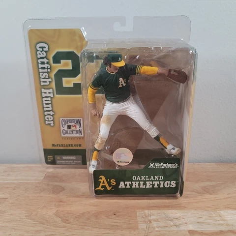 Catfish Hunter Oakland A's McFarlane Figure Cooperstown Collection MLB Athletics Cover