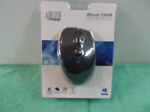 NEW Adesso iMouse S200B - Bluetooth Ergo Mini Scroll Mouse - Picture 1 of 10