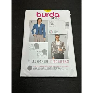 Burda Style Women's Blazer / Jacket Pattern 7276 - Size 10-22 - Uncut - Picture 1 of 2