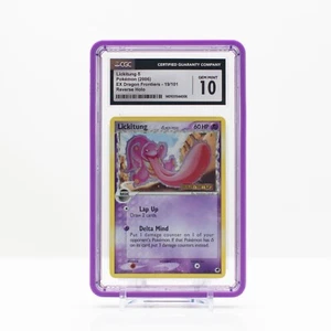 Pokemon Lickitung #19 Reverse Holo EX Dragon Frontiers 2006 - CGC 10 Gem Mint - Imagen 1 de 4