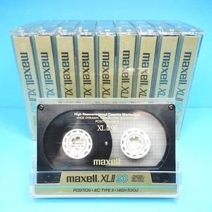 🙈 10x MAXELL XL II 90 * IEC II Type 2 * Cassettes Kassetten кассеты * 1986 - Bild 1 von 6