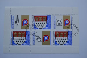 1991 Philatelic Exhibition Cologne90 Stamp SS Bulgaria Mi 3835KB YT 3396a Emblem - Picture 1 of 6