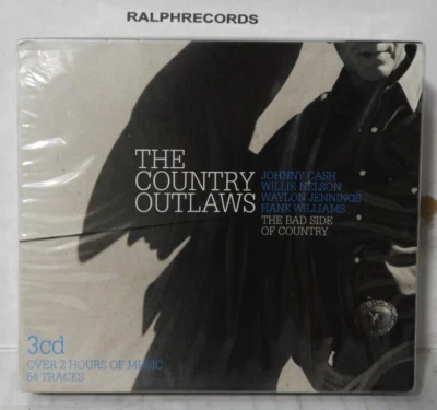 THE COUNTRY OUTLAWS (CASH,NELSON,JENNINGS,WILLIAMS) 3 CD SET NEW/SEALED!!! - Image 1 of 3