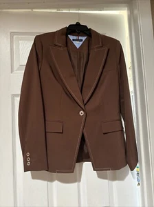 Blazer/giacca Tommy Hilfiger marrone cacao. Tg. 8. Nuovo senza etichette! - Foto 1 di 13