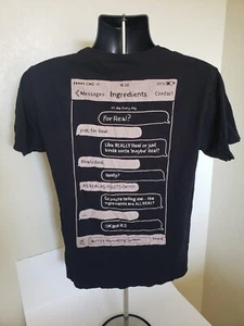T-shirt Chipotle Ingredienti per veri dipendenti unisex taglia media - Foto 1 di 3
