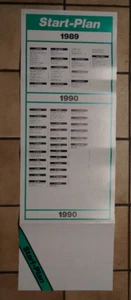 Plakat - Start-Plan 1989 Kinofilme Lethal Waepon II Zurück in die Zukunft Batman - Picture 1 of 3