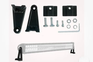 Universal LED Work Light Bar Side Mounting Brackets Kits for Jeep Offroad Truck - Picture 1 of 2