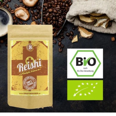 Reishi Vitalpilzpulver  | 100g |  volles Spektrum des Pilzes - Bild 1 von 4