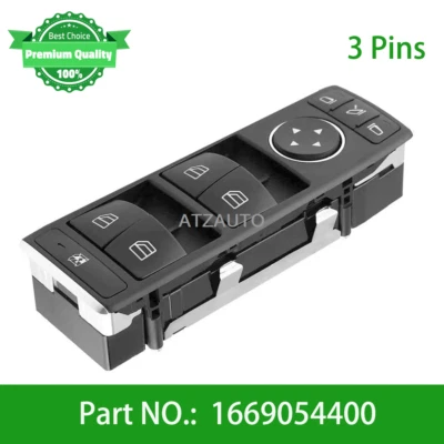 Master Power Window Switch For Tesla Model S X Mercedes-Benz CLA250 CLA45 AMG  - Image 1 of 4