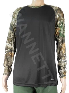 Herren Realtree Activewear 2 Ton RT Edge Camouflage LS Polyester Dochtshirt NEU - Bild 1 von 17