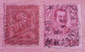2 Francobolli Timbrati Italia Anni Diversi. - Foto 1 di 1