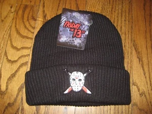 Friday The 13th Jason Voorhees Beanie Hat Halloween Horror Concept One - Picture 1 of 2