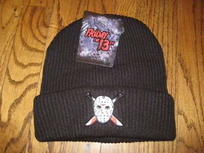Friday The 13th Jason Voorhees Beanie Hat Halloween Horror Concept One - Image 1 of 2