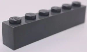 Lego 5x ladrillo gris azulado oscuro 1 x 6 - Imagen 1 de 1