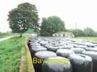 Photo 6X4 Farm Buildings And Silage Bales At Durhamstown Co Meath Boherme C2007