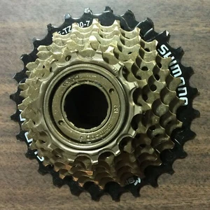 SHIMANO 14-28T 7 Speed Bicycle Freewheel MF-TZ500 beach cruiser MTB Chopper Bike - Picture 1 of 1