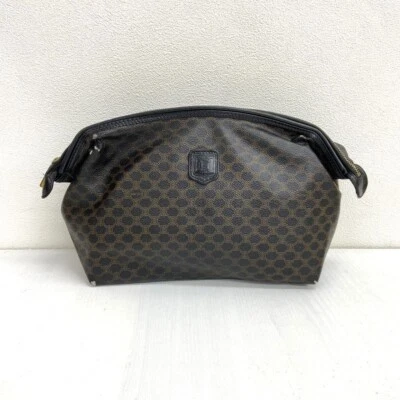 CELINE Bolsa Cosmética Patrón Macadam PVC y Cuero Sin Caja Foto 1 de 4