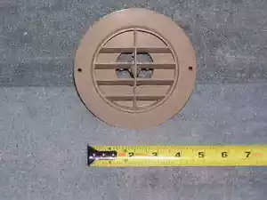 RV Camper Trailer Van Rotating Heat Air Wall Ceiling Duct Grille Trim AC Vent - Foto 1 di 4