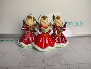 Harz rot Karolinger Bett Bad jenseits Weihnachtsdeko Mantelstück Engel singen - Bild 1 von 8